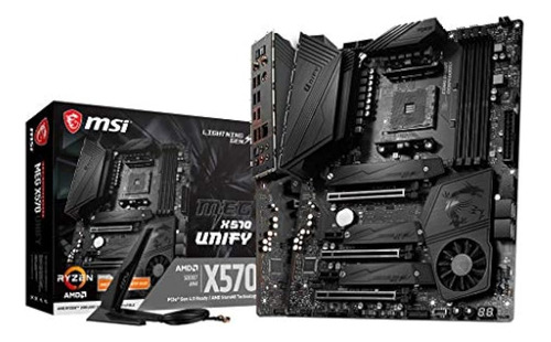 Msi Meg Amd X570 Unificar Am4 Atx Ddr4-sdram Placa Base