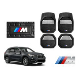 Tapetes 4pz Charola 3d Logo M-series Bmw X1 2016 2017 2018