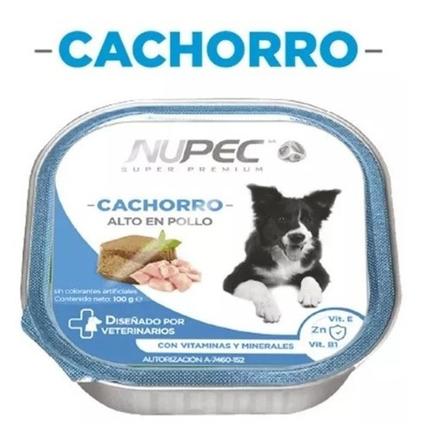 Nupec Caja Con 4 Piezas Alimento Húmedo Cachorro 100 Gr