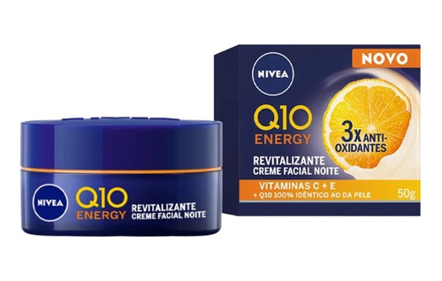 Creme Hidratante Facial Nivea Q10 Noite Com Vitamina C