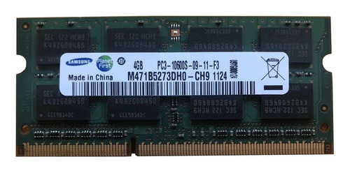 Memória Ram Color Verde  4gb 1 Samsung M471b5273dh0-ch9