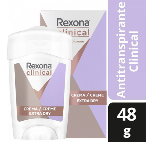 Rexona Clinical Desodorante En Crema Extra Dry 48gr