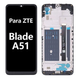 Para Zte Blade A51 2021 Pantalla Táctil Lcd Con Marco 