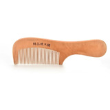 Pack 2 Peinetas Anti Frizz De Madera De Durazno 