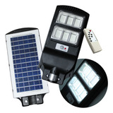 Suburbana Solar Led 200w Con Control Remoto Y Panel Color Negro