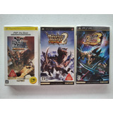 Trilogia Monster Hunter Portable Psp 1 + 2nd + 3rd Originais