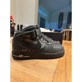 Nike Air Force 1 Mid Negras Us9