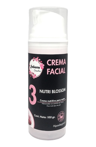 Crema Facial: Humectante, Nutritiva, Suavizante Y Reparadora