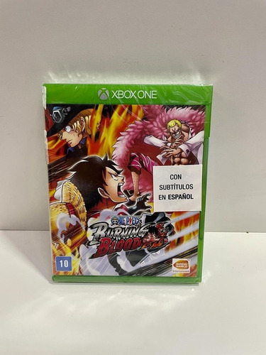 One Piece Burning Blood Xbox One Físico Sellado Nuevo