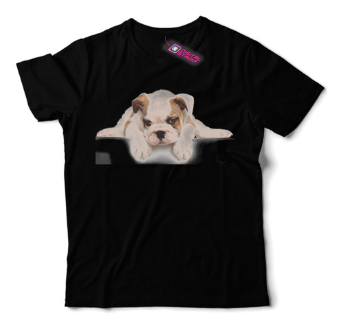 Remera Perro Cachorro Boxer Bull Dog Ca121 Dtg Premium