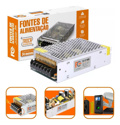 Fonte Chaveada Colmeia 10a 12v 120w Fc