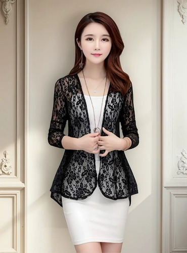Elegante Saco Blazer Casual Diseño Liso Dama | MercadoLibre