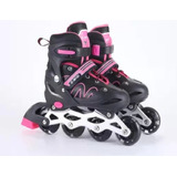 Patins Roller In Line Ajustável 28-32 / 32-36 / 36-40 + Led!