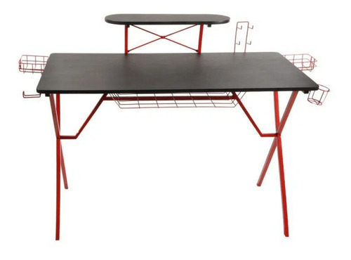 Escritorio Gamer Rojo/negro M+design 153x62x95cm