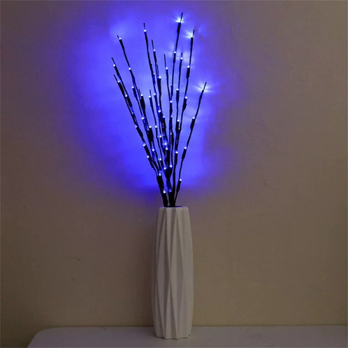 Lámpara De Rama Led Cálida Creativa Para Navidad, Luces Flor