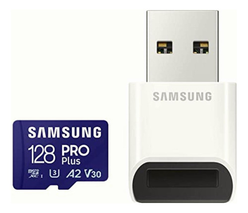 Samsung 128 Gb New Pro Plus Microsd/reader Mb-md128sb/am