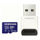 Samsung 128 Gb New Pro Plus Microsd/reader Mb-md128sb/am