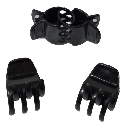 Accesorios Broche Pelo Mod 3d Mediano 2 Pack X 12 Unid C/u