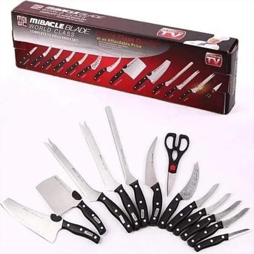 Juego De Set Cuchillos Profesionales Chef Miracle Blade 13 P