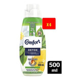 Suavizante Comfort Detox Botella 500ml X 6 Unidades