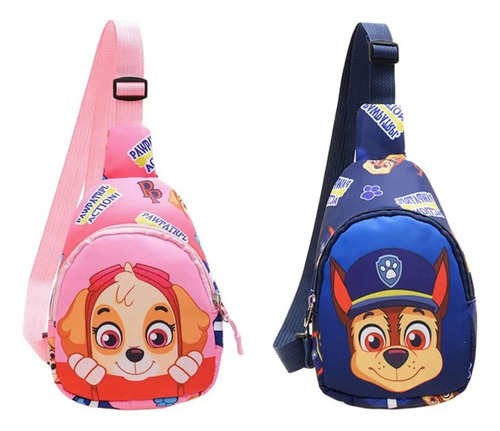 Bolso Bandolera Paw Patrol Presscolar Niños Niñas