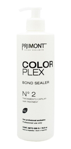 Primont Color Plex Bond Sealer N° 2 Reparador Capilar Local