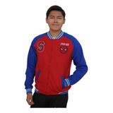 Sudadera Spiderman Varsity Bordado Felpa Algodón Calidad