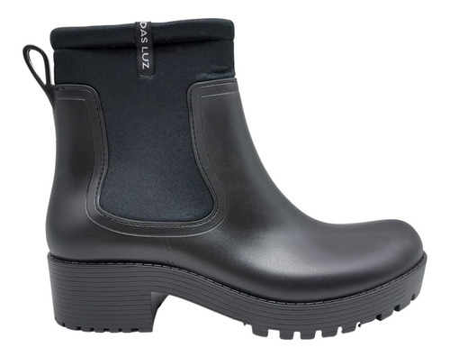 Botitas Lluvia Mujer Moda Bota Goma Botineta Impermeable