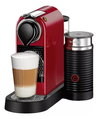 Cafetera Nespresso Citiz & Milk Cherry Café Expresso Rojo *