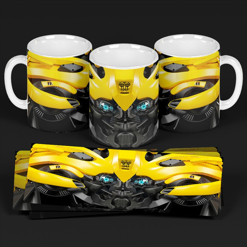 Taza De Cerámica 3d Transformer  Caja De Regalo 