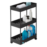 Better Carrito Para Baño Negro Marca Betterware