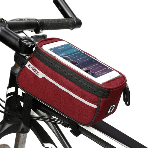 Bolso Stem Bicicleta B-soul Delantero Porta Celular Grande