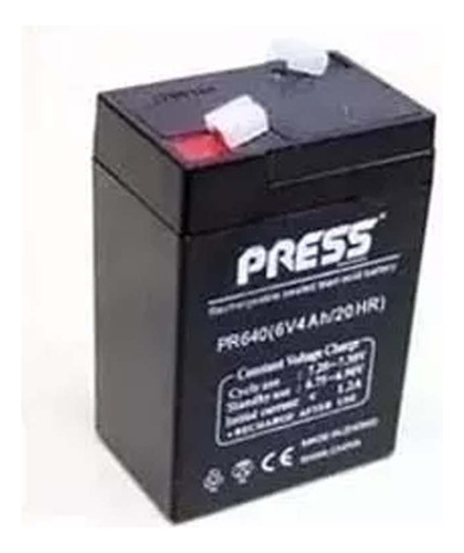 Batería Gel 6v 4ah Recargable Press Alto Rendimiento Premium