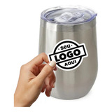 Copo Cuia Térmico Personalizado Com Adesivo Colorido 350ml