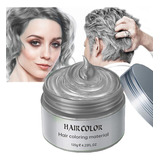 Tinte Temporal Gris Para El Cabello, Crema Para El Peinado P