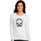 Polera Manga Larga Mujer I Am Groot Guardianes