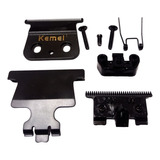 Set De Cuchillas Kemei Km-2299 + Porta + Resorte + Tornillos