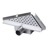 Rejilla Desague Triangular Esquinero Acero Inox 20cm 1ra Cal