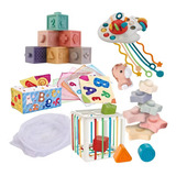 Cubo De Actividades 6 En 1 Para Bebés Juguete Montessori