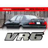 Emblema Para Cajuela Volkswagen Vr6 Jetta Golf A2 A3 Plata