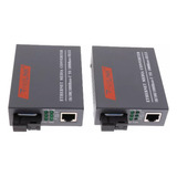 Mídia De Fibra Óptica Ethernet Gigabit Rj45 De 100/1000 Mbps