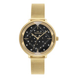 Relógio Feminino Technos Dourado 2036mps/1p Fundo Crystal