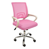 Silla Escritorio Oficina Juvenil Rosa