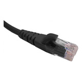 Cable Patch Inyectado Multifilar 10 Metros Negro Cat6 Lszh