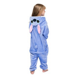 Kigurumi Stitch Cosplay Pijama Mameluco Disfraz Niño Niña