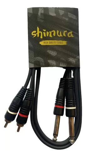 Cable Shimura Auc2036-1.5 2 Plug Mono A 2  Rca