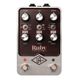 Pedal Universal Audio Ruby 63 Top Boost Emulador De Tube Amp Color Oxblood