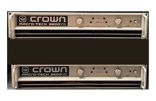 Amplificador Potência Crown Macro Tech 3.600vz