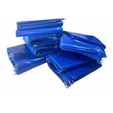 Lona Impermeable Azul Para Agua 5x5 M Reforzada Con Argollas