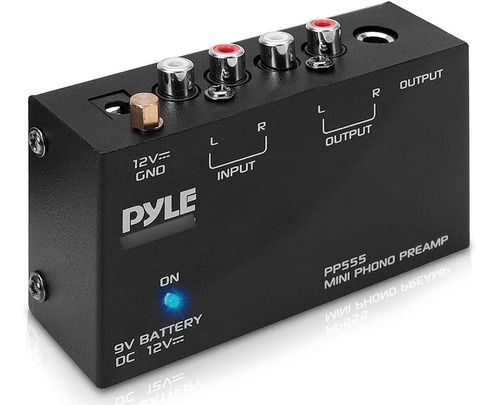 Pyle Phono - Preamplificador De Fonógrafo Estéreo De Audio